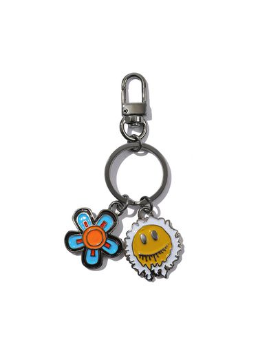 Double Logo Keyring - MISTERCHILD - Modalova