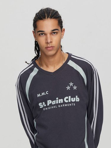 SP M.M.C Emblem Line T-Shirt - SAINTPAIN - Modalova