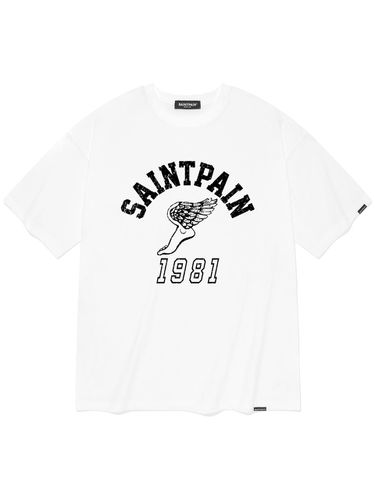 Wing Feat T-Shirt _ White - SAINTPAIN - Modalova