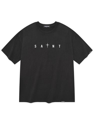 Cross Saint T-Shirt _ Black - SAINTPAIN - Modalova