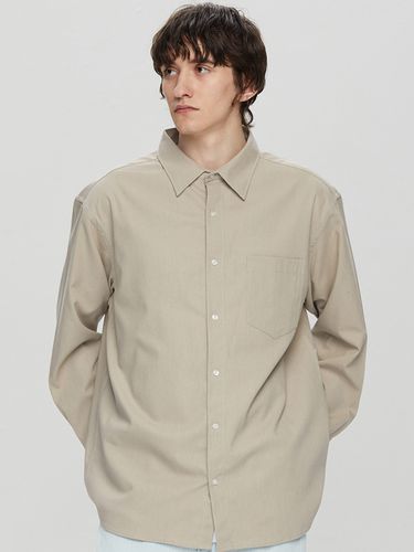 City Boy Linen Oversized Shirt _ - SAINTPAIN - Modalova