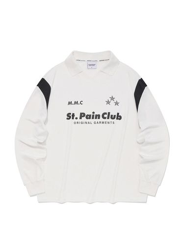 SP M.M.C Varsity Collared T-Shirt - SAINTPAIN - Modalova