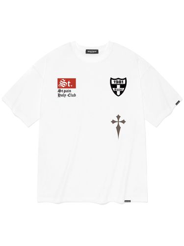 Saint Patch Work T-Shirt _ White - SAINTPAIN - Modalova