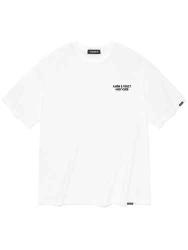 Faith and Trust T-Shirt _ White - SAINTPAIN - Modalova