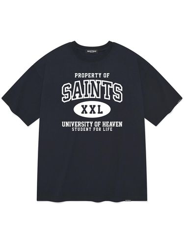 XXL Logo T-Shirt _ Navy - SAINTPAIN - Modalova