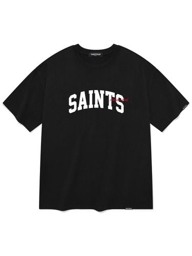 Signature Saint T-Shirt _ Black - SAINTPAIN - Modalova