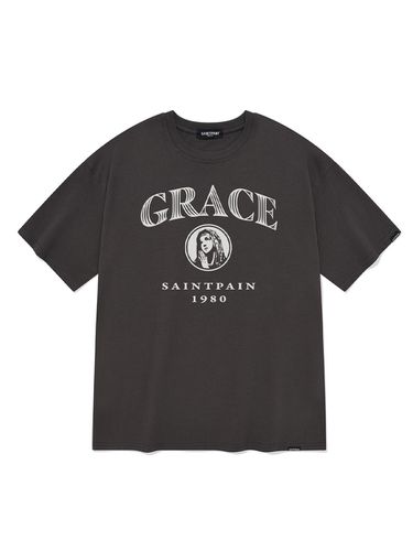 Grace Maria T-Shirt _ Charcoal - SAINTPAIN - Modalova