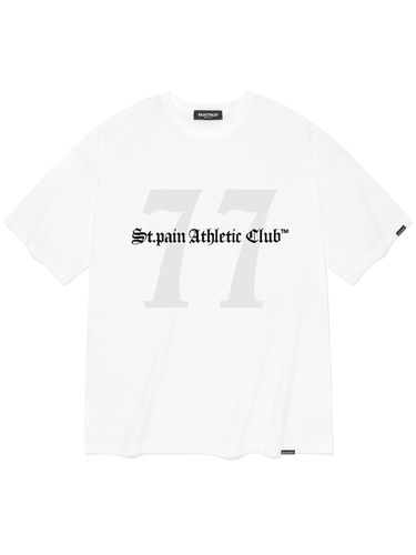 Double Seven T-Shirt _ White - SAINTPAIN - Modalova