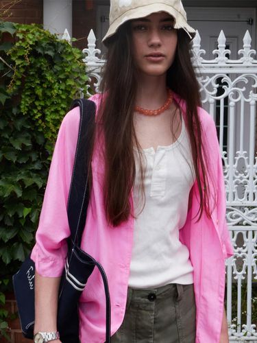 The First Silk Shirt - Pink - FRITUR - Modalova