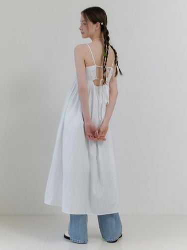 Backless Strap Dress_White - RE_L - Modalova