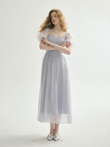 Minerva Ribbon Long Dress_Blue - Sincethen - Modalova