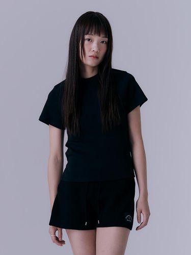 S Scallop Stitch Neck T-Shirts () - SILN - Modalova