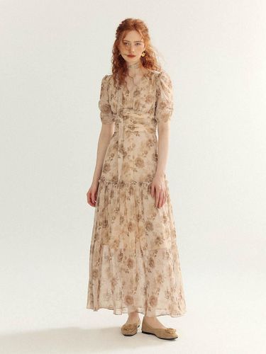 Vienna Tie Long Dress - Sincethen - Modalova