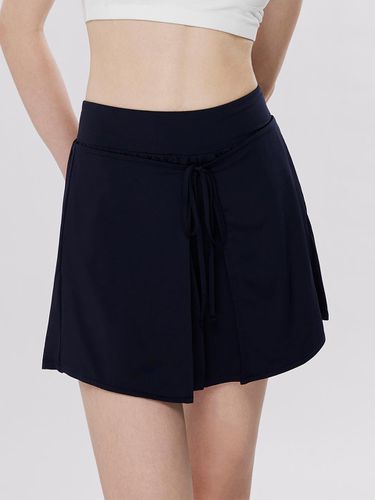 Deep Navy Layered Wrap Shorts - bohemianblue - Modalova