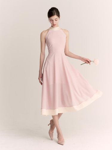 Humming Halter-neck Dress (Pink) - GRACE U - Modalova