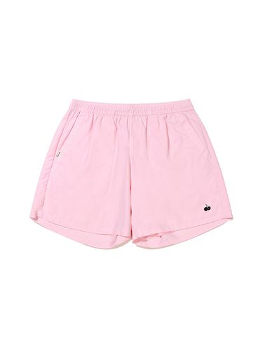 Unisex Mono Cherry Half Banded Pants - Pink - KIRSH - Modalova