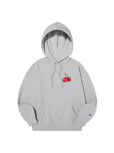 Middle Cherry Hoodie - Melange Gray - KIRSH - Modalova