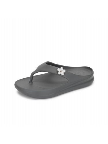 Kylie Flip Flops_Charcoal - FORMEL CAMELE - Modalova