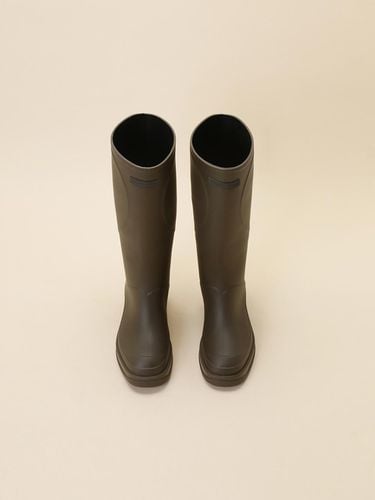 Heart Long Rain Boots_Khaki - SUECOMMA BONNIE - Modalova