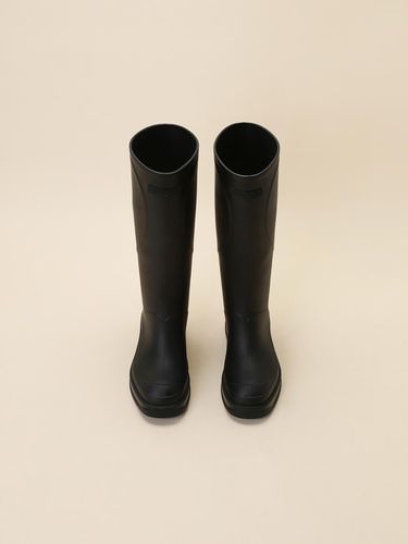 Heart Long Rain Boots_Black - SUECOMMA BONNIE - Modalova