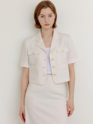 Cellia Tailored Collar Jacket (2 Color) - LOOKAST - Modalova