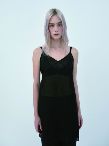 Sheer Dress - Black - YUJI - Modalova