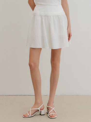 Clara Shirring Mini Skirt (2 Color) - LOOKAST - Modalova