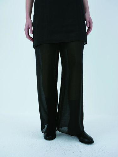 Sheer Pants - Black - YUJI - Modalova