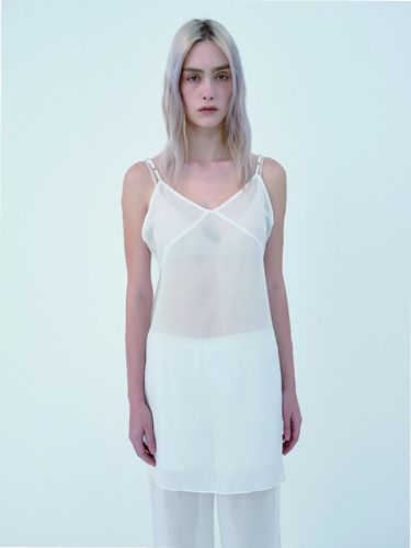 Sheer Dress - White - YUJI - Modalova