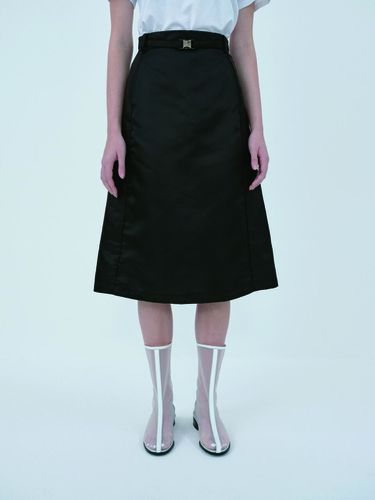 Nylon Midi Skirt - YUJI - Modalova