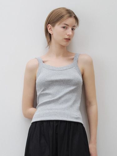 Curved Rib Sleeveless (Grey) - KLEAN - Modalova