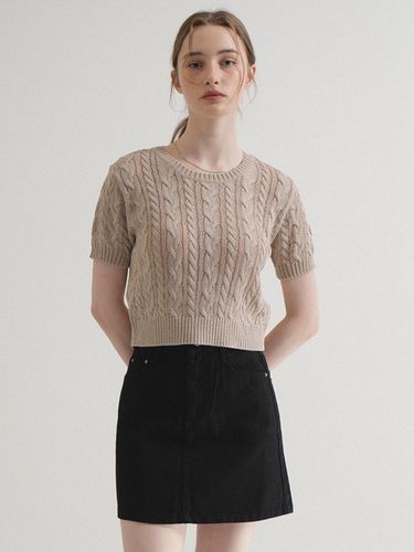 Summer Round Cable Half knit _ - VLETI - Modalova