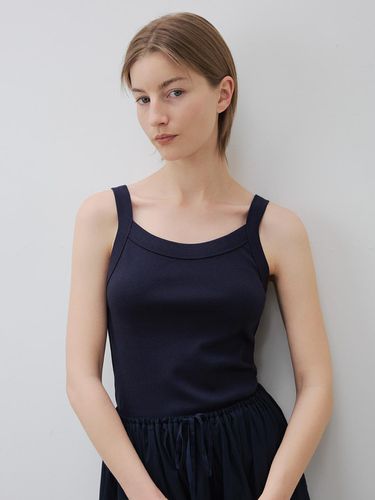 Curved Rib Sleeveless (Navy) - KLEAN - Modalova