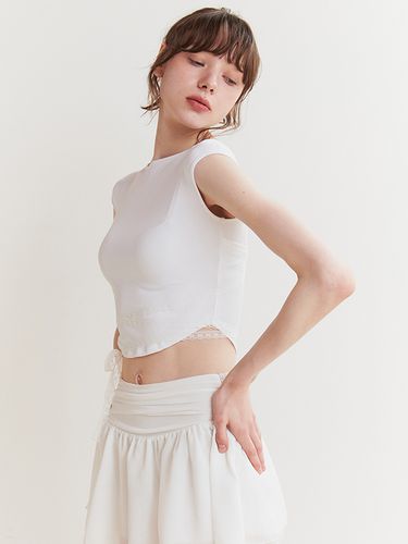 Jade Backless Top White - PAIN OR PLEASURE - Modalova