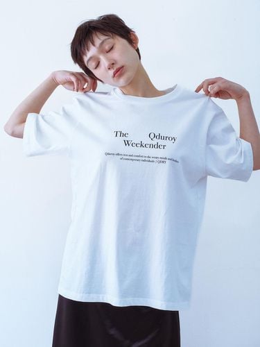 The Weekender Overfit T-shirt - Qduroy - Modalova