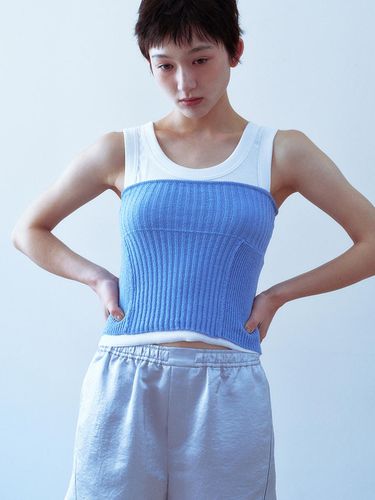 Knitted Tube Top - Qduroy - Modalova