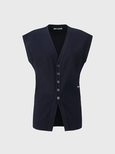 Cotton Over Shoulder Blouson Knitted Vest () - L’H.A.S - Modalova