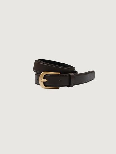 Classic Leather Belt_Brown - dankedir - Modalova