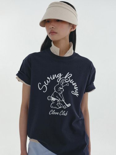 Swing Bunny T-Shirt_Navy - CLOVE - Modalova