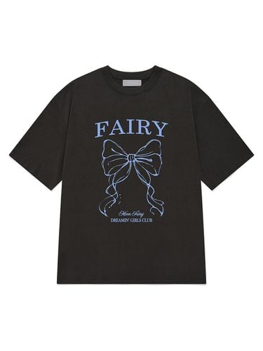 MF Blue Ribbon T-shirt_Charcoal - MOONFAIRY - Modalova