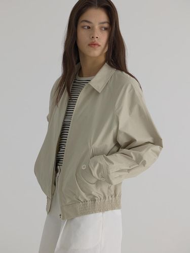 Portable Collar Blouson Jumper_Khaki - verbom - Modalova