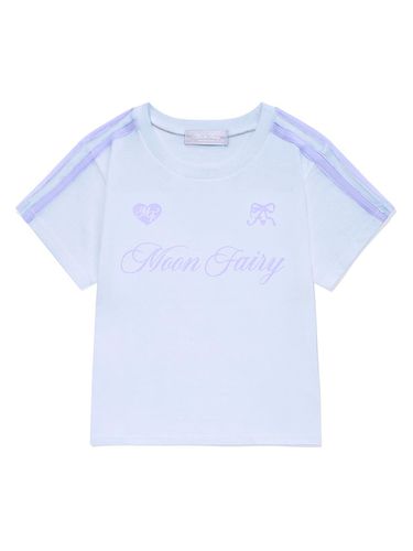 MF Fairy Line Crop T-shirt_Sky Blue - MOONFAIRY - Modalova