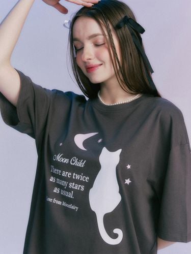 MF Moon Child T-shirt_Charcoal - MOONFAIRY - Modalova