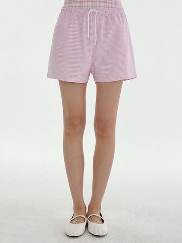 Stripe Beach Shorts_Pink - CLOVE - Modalova