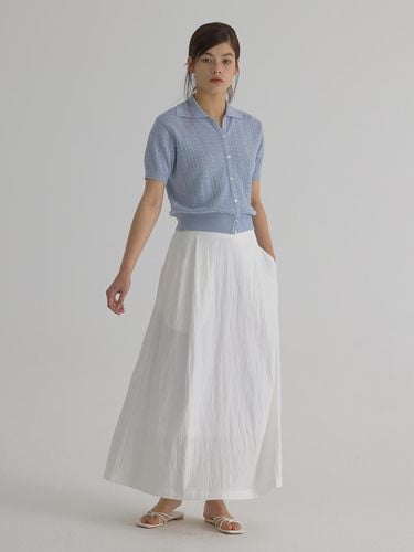 Cotton Flare Long Skirt - verbom - Modalova