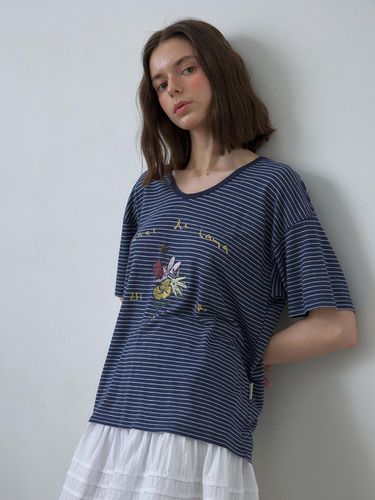 Bouquet Linen T-Shirt - chat de lama - Modalova