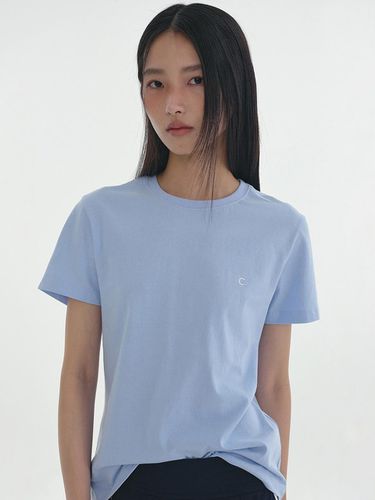 Daily Fitted T-Shirt_Sky Blue - CLOVE - Modalova