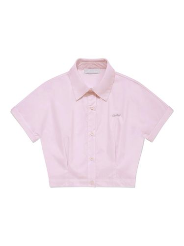 MF Rona Collar Crop Shirt_Pink - MOONFAIRY - Modalova