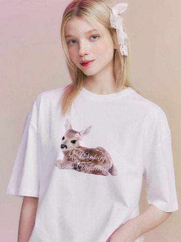 MF Bambi T-shirt_White - MOONFAIRY - Modalova