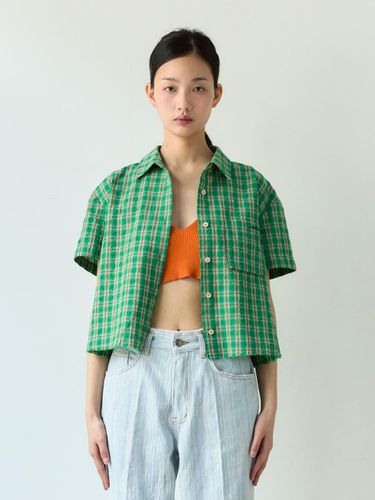 Smith Vintage Check Shirt_Green - sienne - Modalova